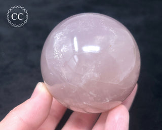 Star Rose Quartz Sphere #9
