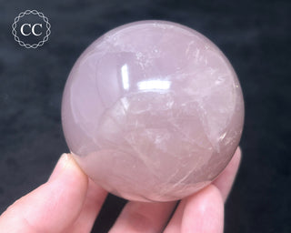 Star Rose Quartz Sphere #9