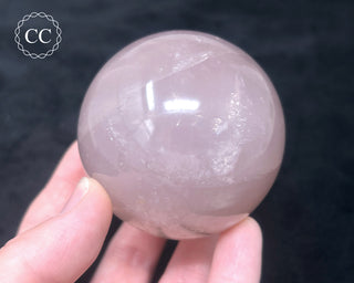 Star Rose Quartz Sphere #9