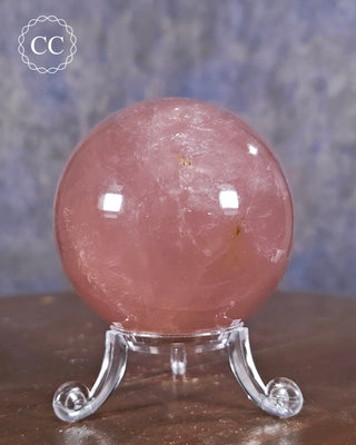 Star Rose Quartz Sphere #4