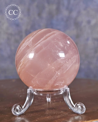 Star Rose Quartz Sphere #6