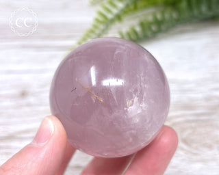 Star Rose Quartz Sphere #7