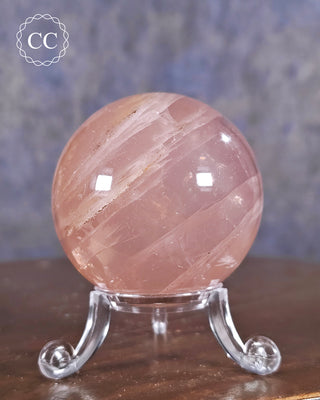 Star Rose Quartz Sphere #6