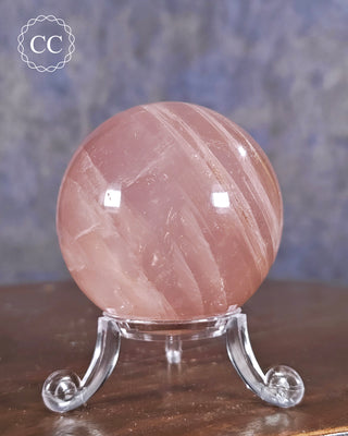 Star Rose Quartz Sphere #6