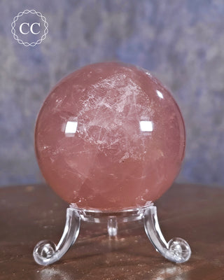Star Rose Quartz Sphere #4