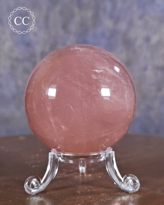 Star Rose Quartz Sphere #4