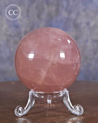 Star Rose Quartz Sphere #4