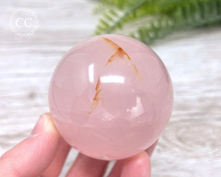 Star Rose Quartz Sphere #3