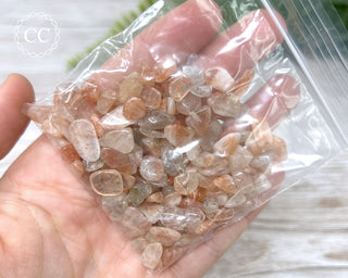 African Sunstone Crystal Chips 50g