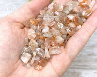 African Sunstone Crystal Chips 50g