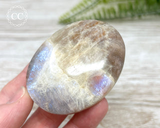 Sunstone Moonstone Palm Stone #1