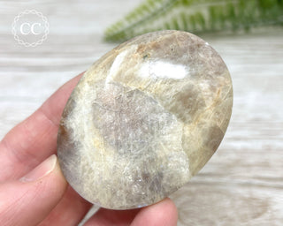 Sunstone Moonstone Palm Stone #1