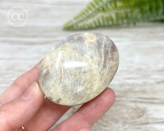 Sunstone Moonstone Palm Stone #6