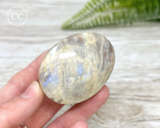 Sunstone Moonstone Palm Stone #6