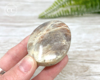 Sunstone Moonstone Palm Stone #6