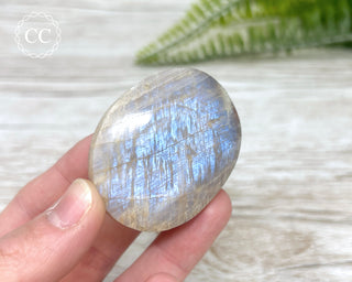 Sunstone Moonstone Palm Stone #7