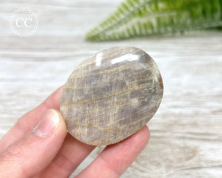 Sunstone Moonstone Palm Stone #7