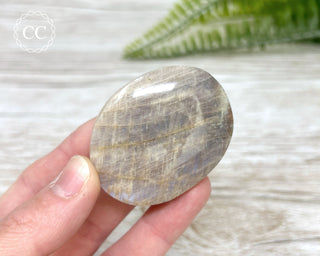 Sunstone Moonstone Palm Stone #7