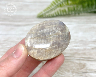 Sunstone Moonstone Palm Stone #7