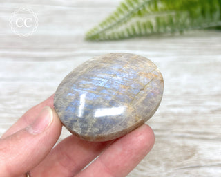 Sunstone Moonstone Palm Stone #7