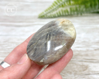 Sunstone Moonstone Palm Stone #9