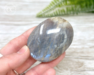 Sunstone Moonstone Palm Stone #9