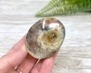 Sunstone Moonstone Palm Stone #10