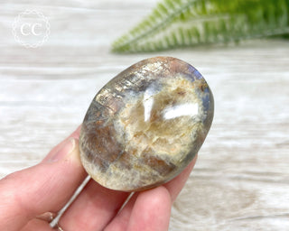 Sunstone Moonstone Palm Stone #10