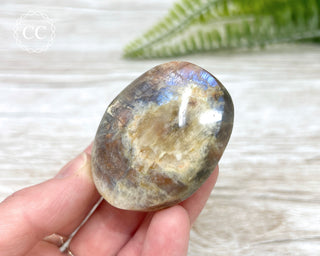 Sunstone Moonstone Palm Stone #10