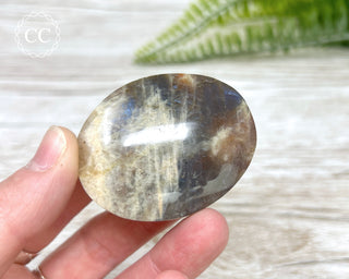 Sunstone Moonstone Palm Stone #10