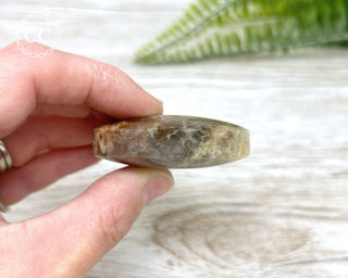 Sunstone Moonstone Palm Stone #10