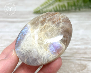 Sunstone Moonstone Palm Stone #1