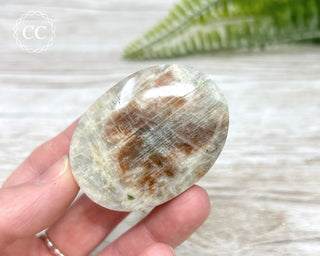 Sunstone Moonstone Palm Stone #3