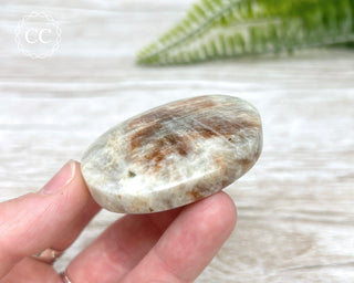 Sunstone Moonstone Palm Stone #3