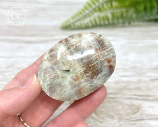 Sunstone Moonstone Palm Stone #3