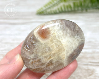 Sunstone Moonstone Palm Stone #1