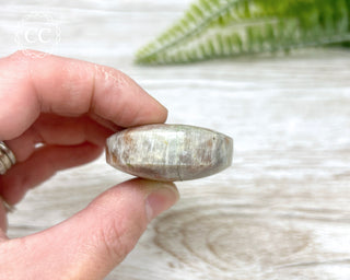 Sunstone Moonstone Palm Stone #3