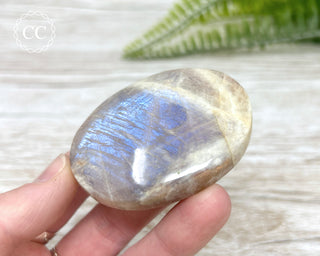 Sunstone Moonstone Palm Stone #4