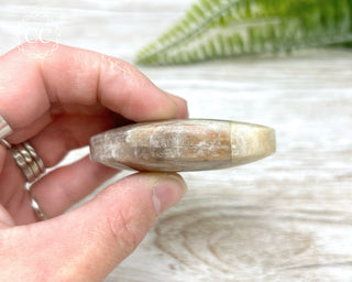 Sunstone Moonstone Palm Stone #4