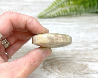 Sunstone Moonstone Palm Stone #4