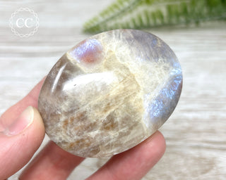 Sunstone Moonstone Palm Stone #1