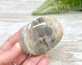 Sunstone Moonstone Palm Stone #5