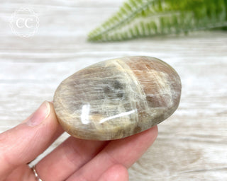 Sunstone Moonstone Palm Stone #5