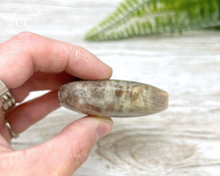 Sunstone Moonstone Palm Stone #5