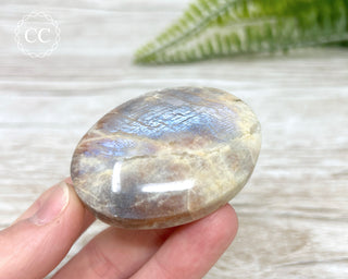 Sunstone Moonstone Palm Stone #6