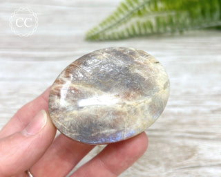 Sunstone Moonstone Palm Stone #6