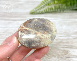 Sunstone Moonstone Palm Stone #6