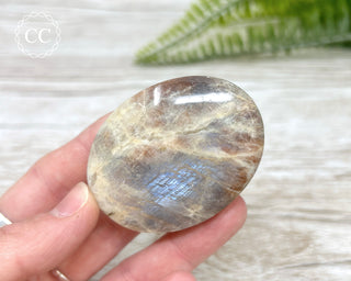 Sunstone Moonstone Palm Stone #6