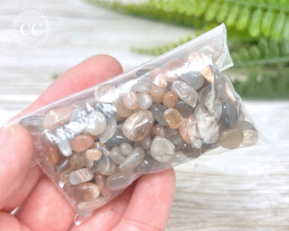 Sunstone / Moonstone Crystal Chips 50g