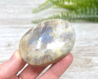 Sunstone & Moonstone Palm Stone #11